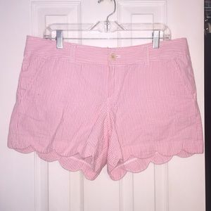 Pink Seersucker Lilly Pulitzer Buttercup Shorts