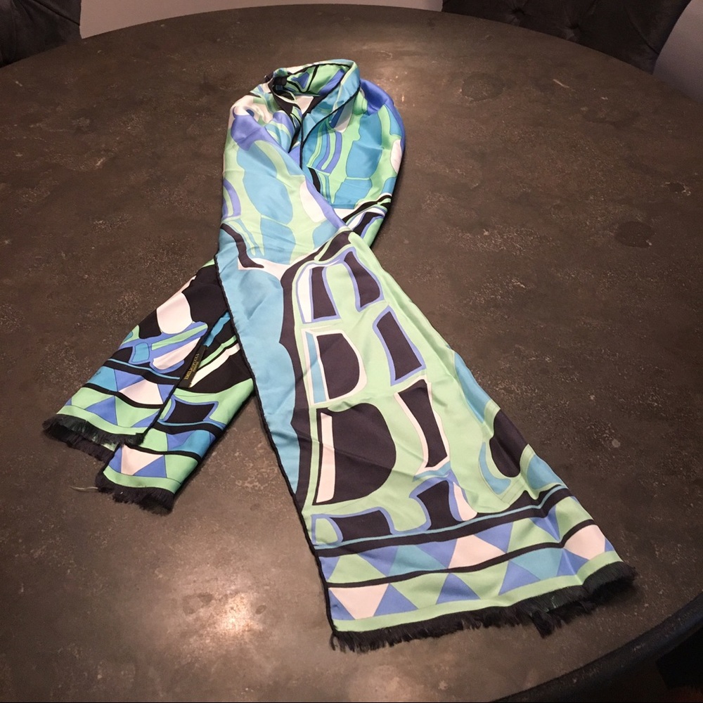 Genuine Emilio Pucci Silk Scarf