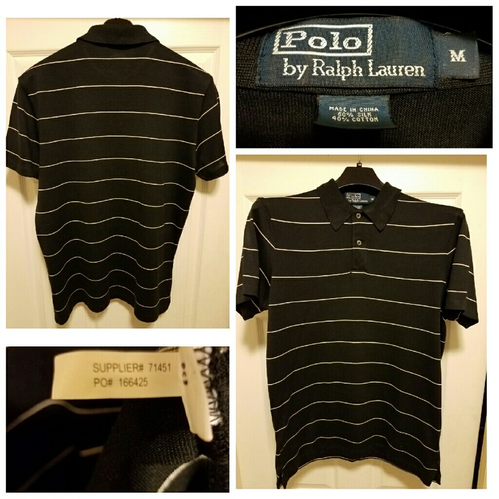 Men's Silk Blend Polo Shirt