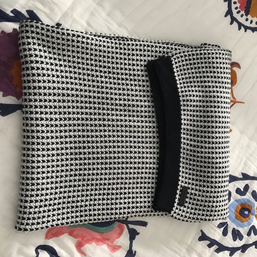 Oversized Coach Knit Scarf