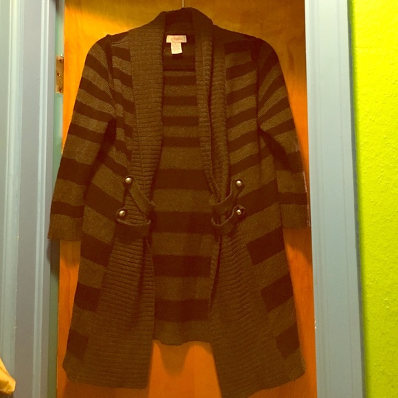 Candies Striped Cardigan!!!!!! - Picture 1 of 2