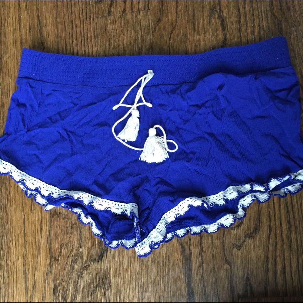PacSun blue soft shorts
