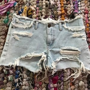 unif jean shorts