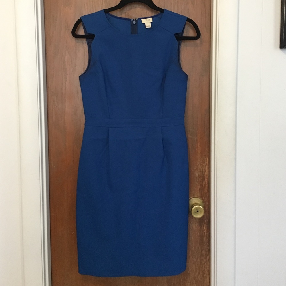 J. Crew Blue Work Dress