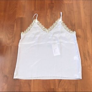 Style Nanda Lavender Satin Lace Cami