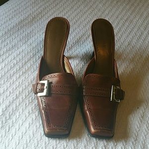BCBG slide on career shoes