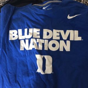 Duke blue devils t shirt.