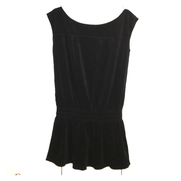 Juicy Couture black terry cloth cover up sz Small - Picture 1 of 4