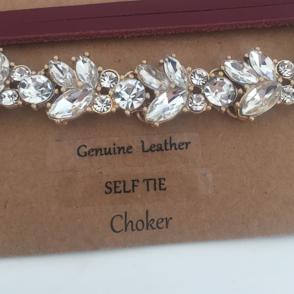 Gifted 🎁 FREE  #Francesca's Burgundy Choker - Picture 4 of 4