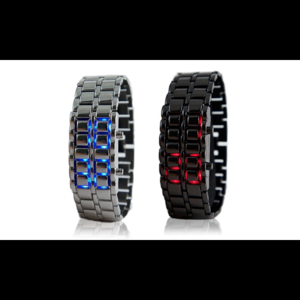 New! Sub zero blue steel watch LED