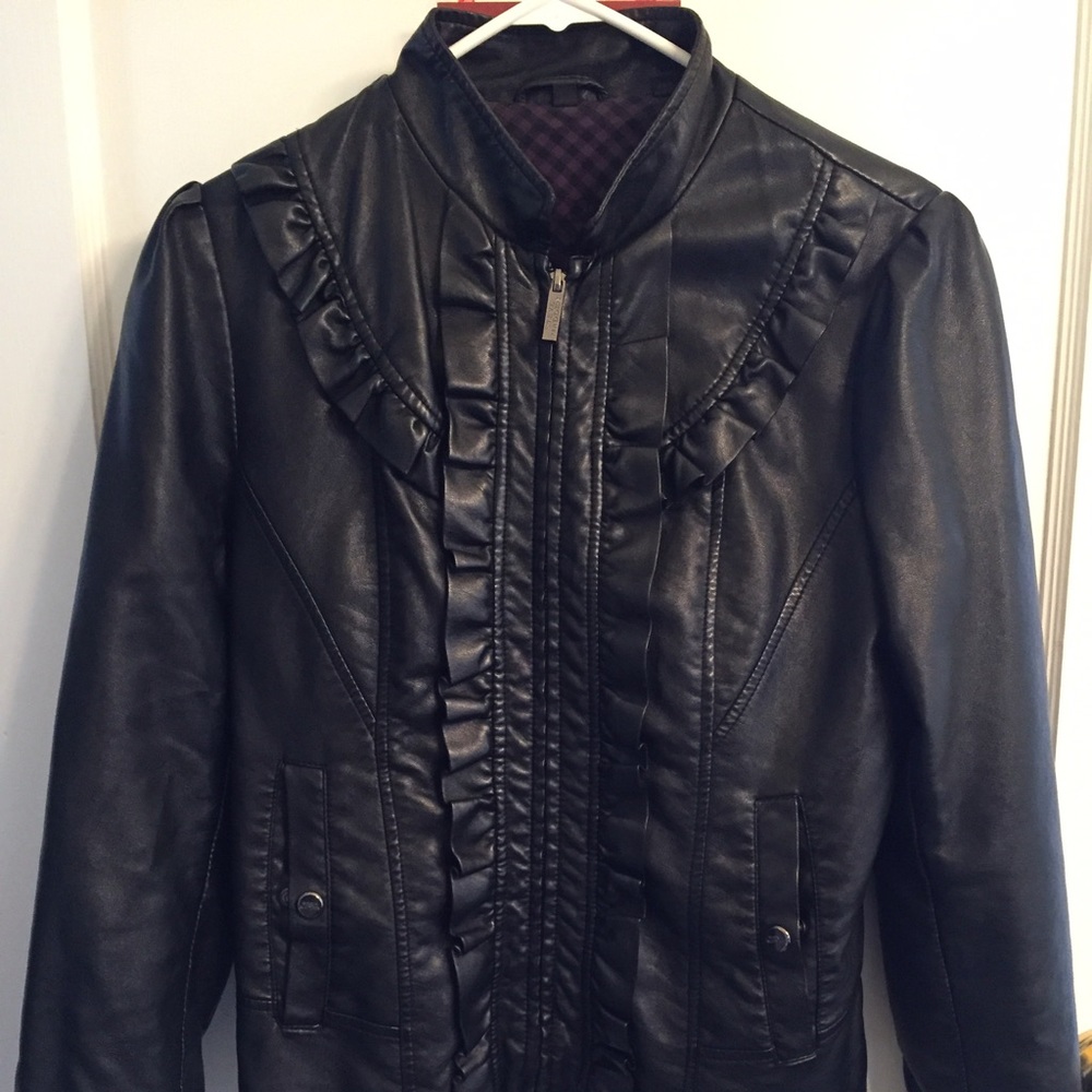 Steve Madden Faux Leather Coat