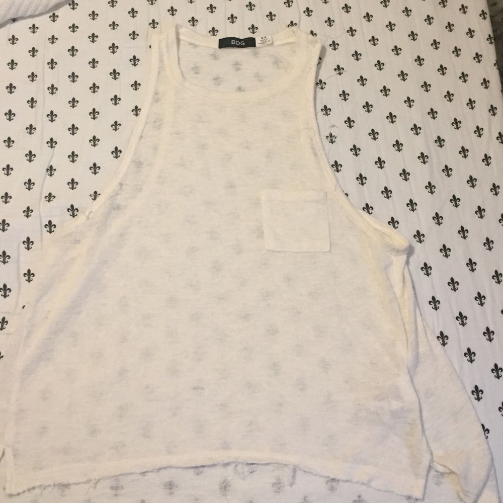 Cream BDG tank top