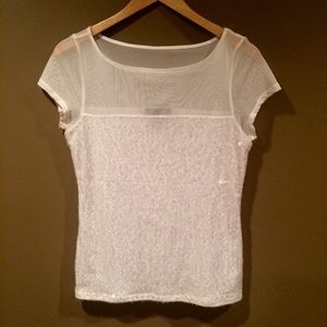 White House Black Market white blouse