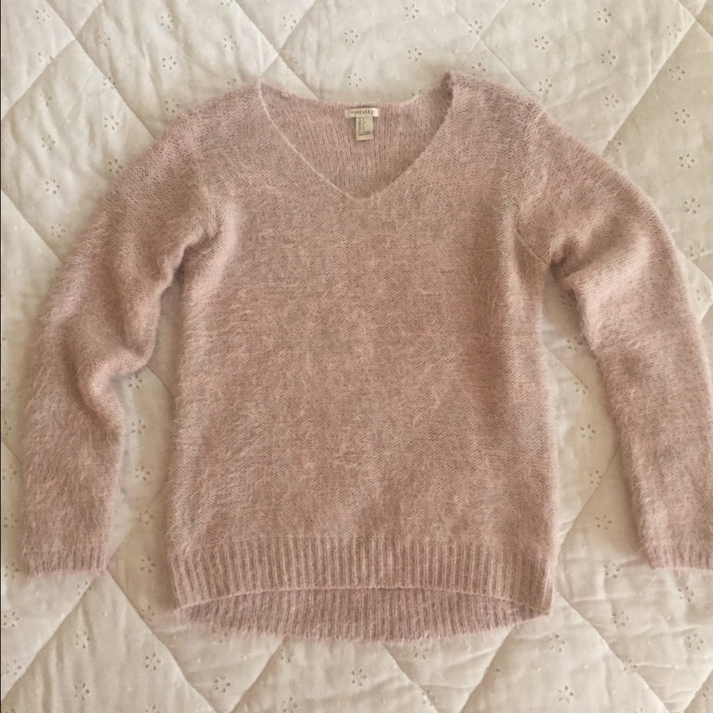 Soft Pink Mauve Sweater