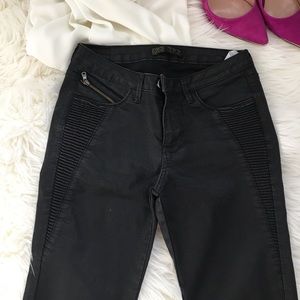 Zara Z1975 Denim Coated Jeans