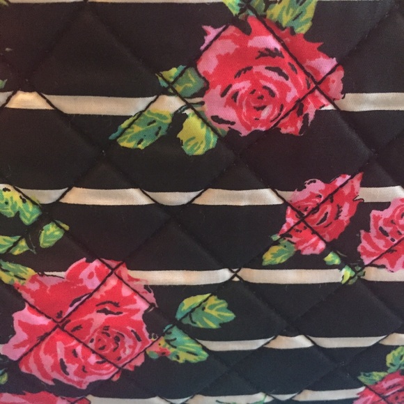 Betsey Johnson Floral Rose Weekender & Pom - Picture 3 of 6