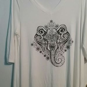 Plus Size Elephant Top
