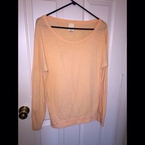 PINK Peach Long Sleeve