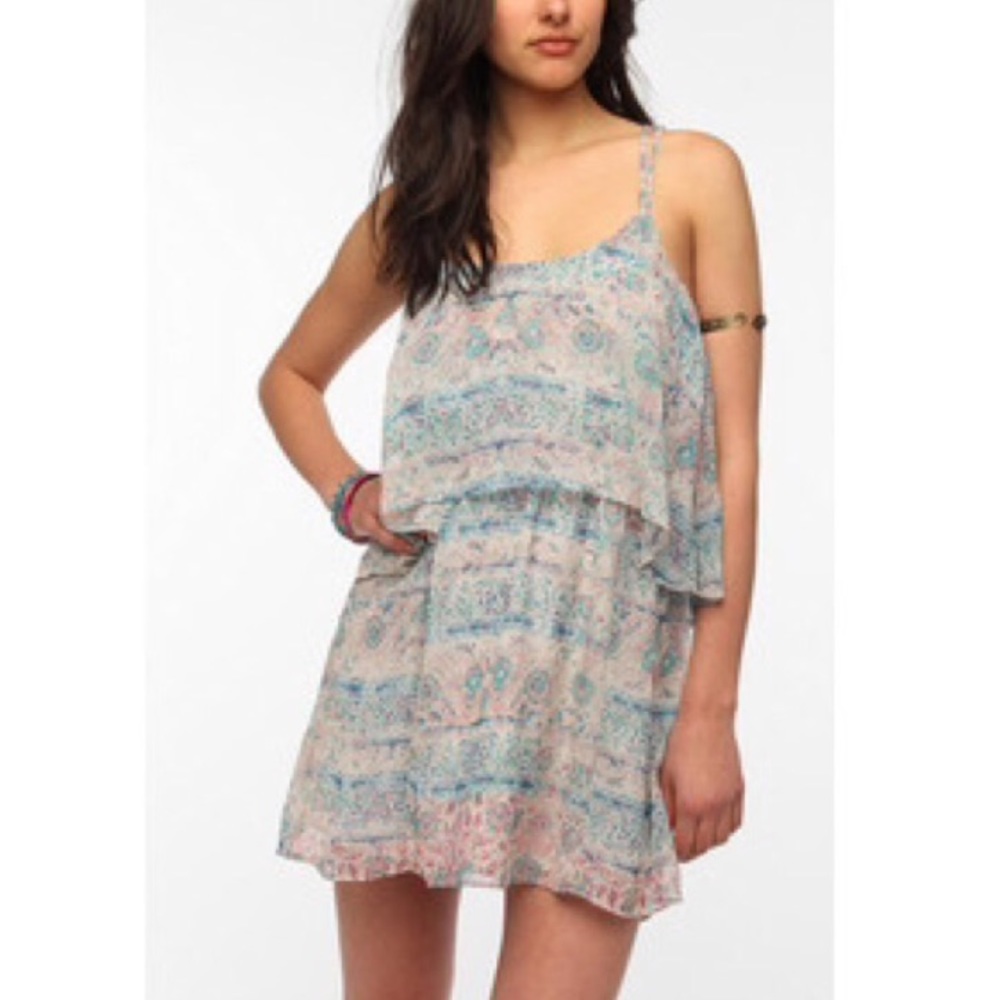Print dress by Anthropologie Ecote is NWT Small - Picture 1 of 5