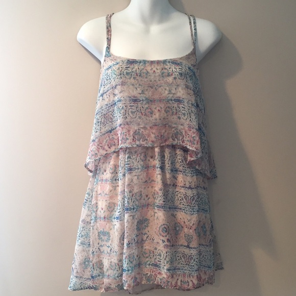 Print dress by Anthropologie Ecote is NWT Small - Picture 2 of 5