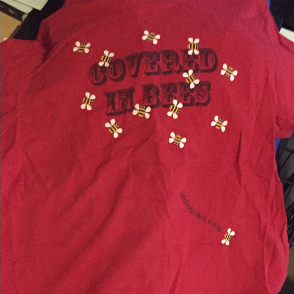 Eddie Izzard tour shirt.