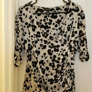 Style & Co. Faux wrap blouse