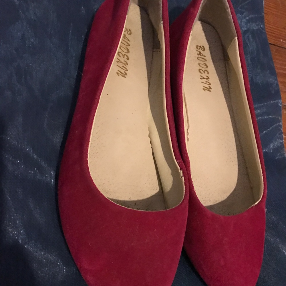 Handmade Spain Leather Velvet Flats