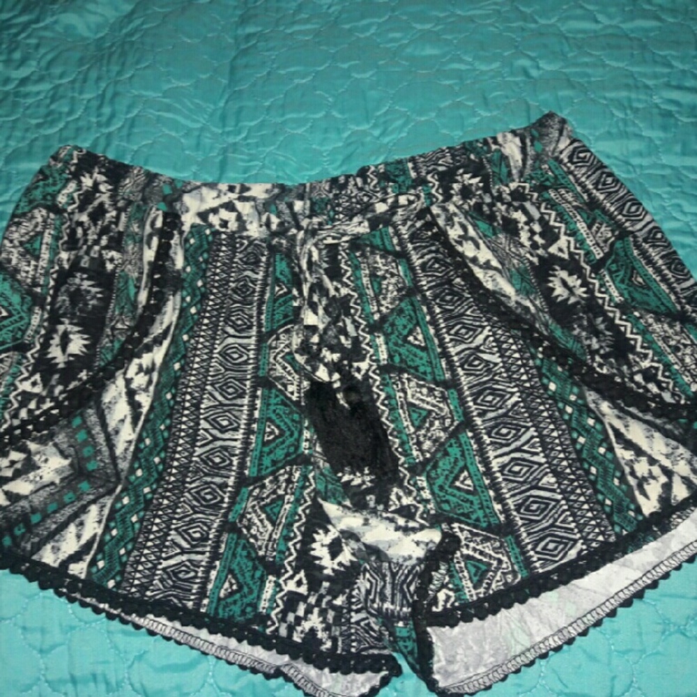 80% polyester 12% spandex shorts