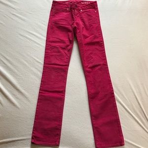 GAP Pants - Gap real straight hot pink corduroy pants. GAP Pants - Gap real straight hot pink corduroy pants.