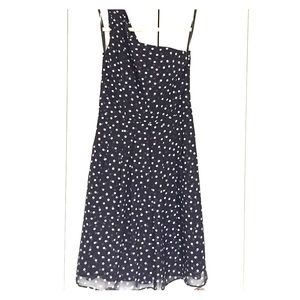 White House black Market polka dot dress