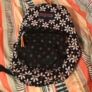 Jansport backpack with flower :)