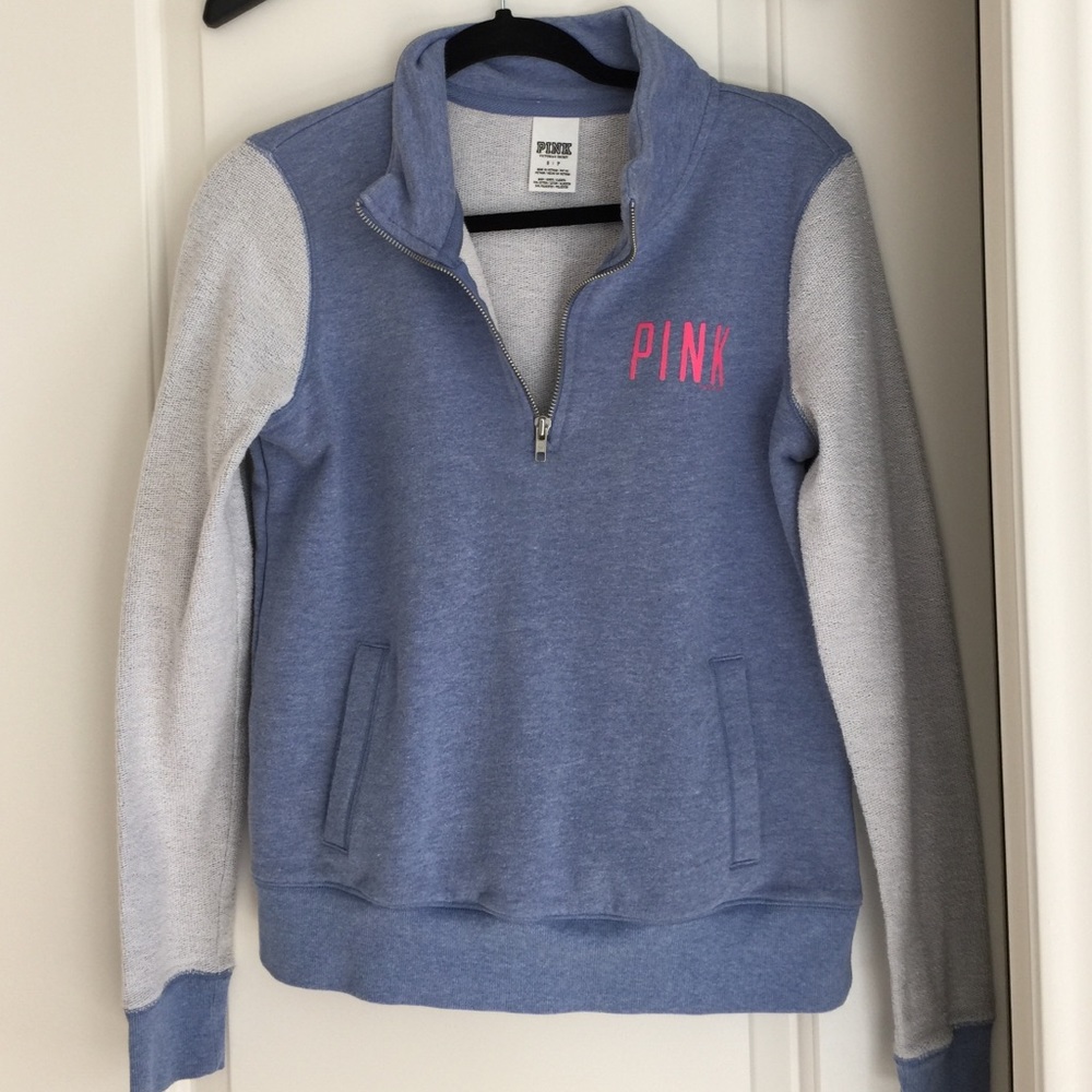 PINK Victoria's Secret quarter zip sweatshirt