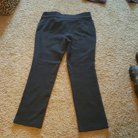 Laura Ashley charcoal gray pants size 14W - Picture 4 of 4