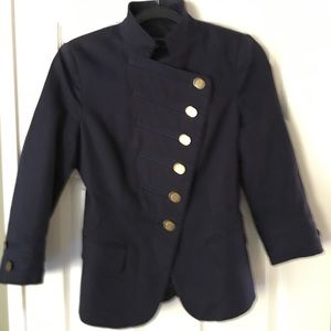 French connection navy military jacket