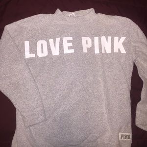 PINK mockneck sweater