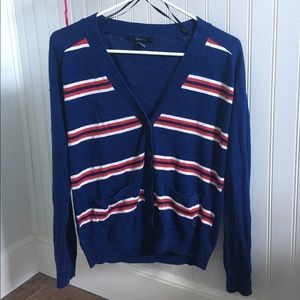 Forever 21 Striped Cardigan