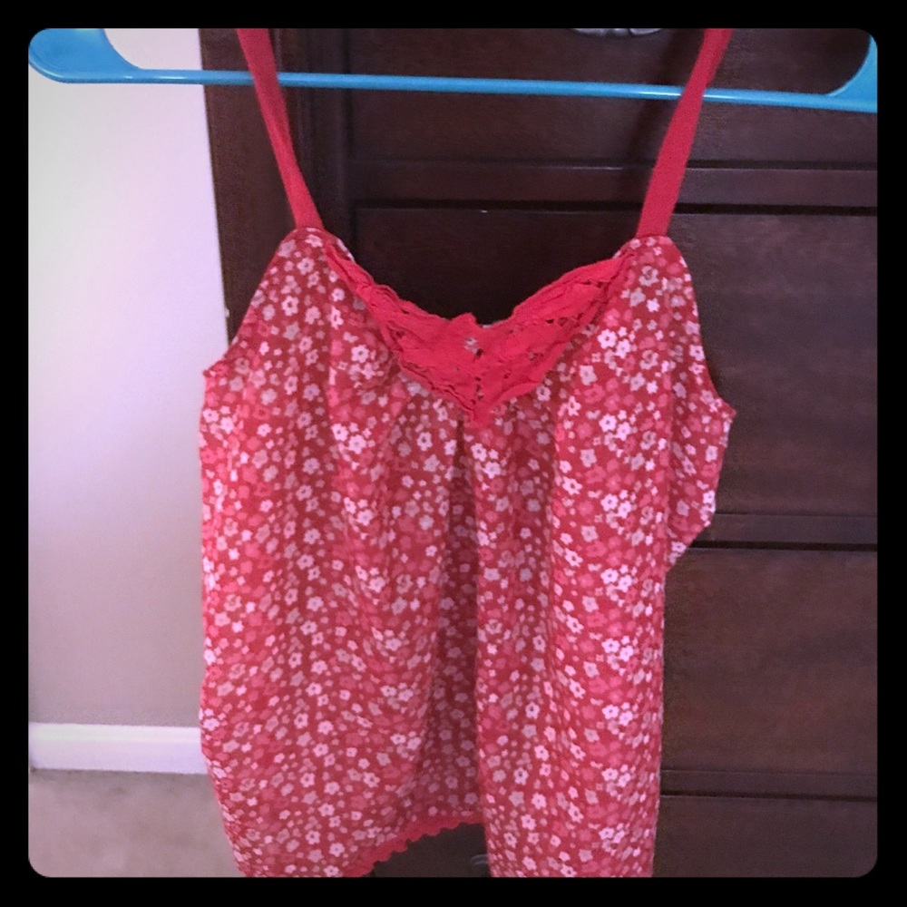 Cute red summer top ❤️❤️❤️🌸🌸🌸