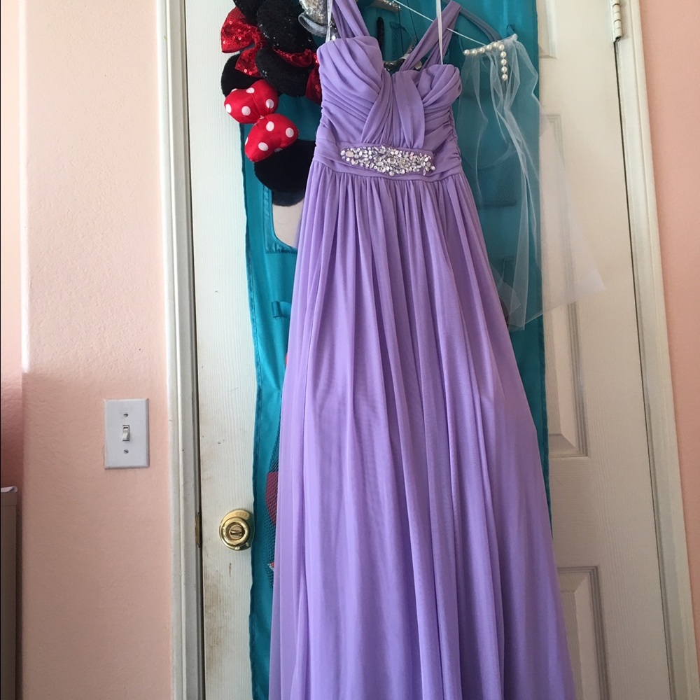 B Darlin Lavander Purple Dress
