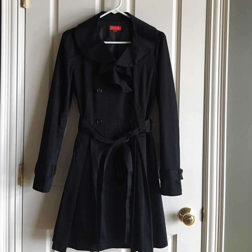 Black Elle Trench Coat