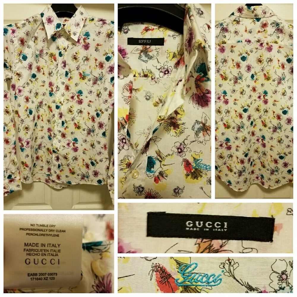 Men's Medium Gucci Button Down Shirt