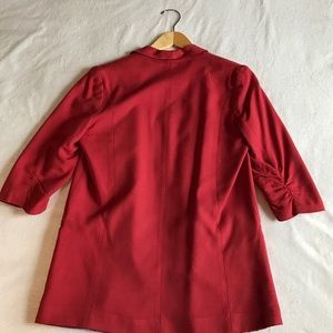 Jackets & Coats - Bar III red 3/4 sleeve lightweight blazer. Jackets & Coats - Bar III red 3/4 sleeve lightweight blazer.