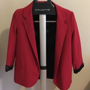 Urban Outfitters Red and Black Blazer