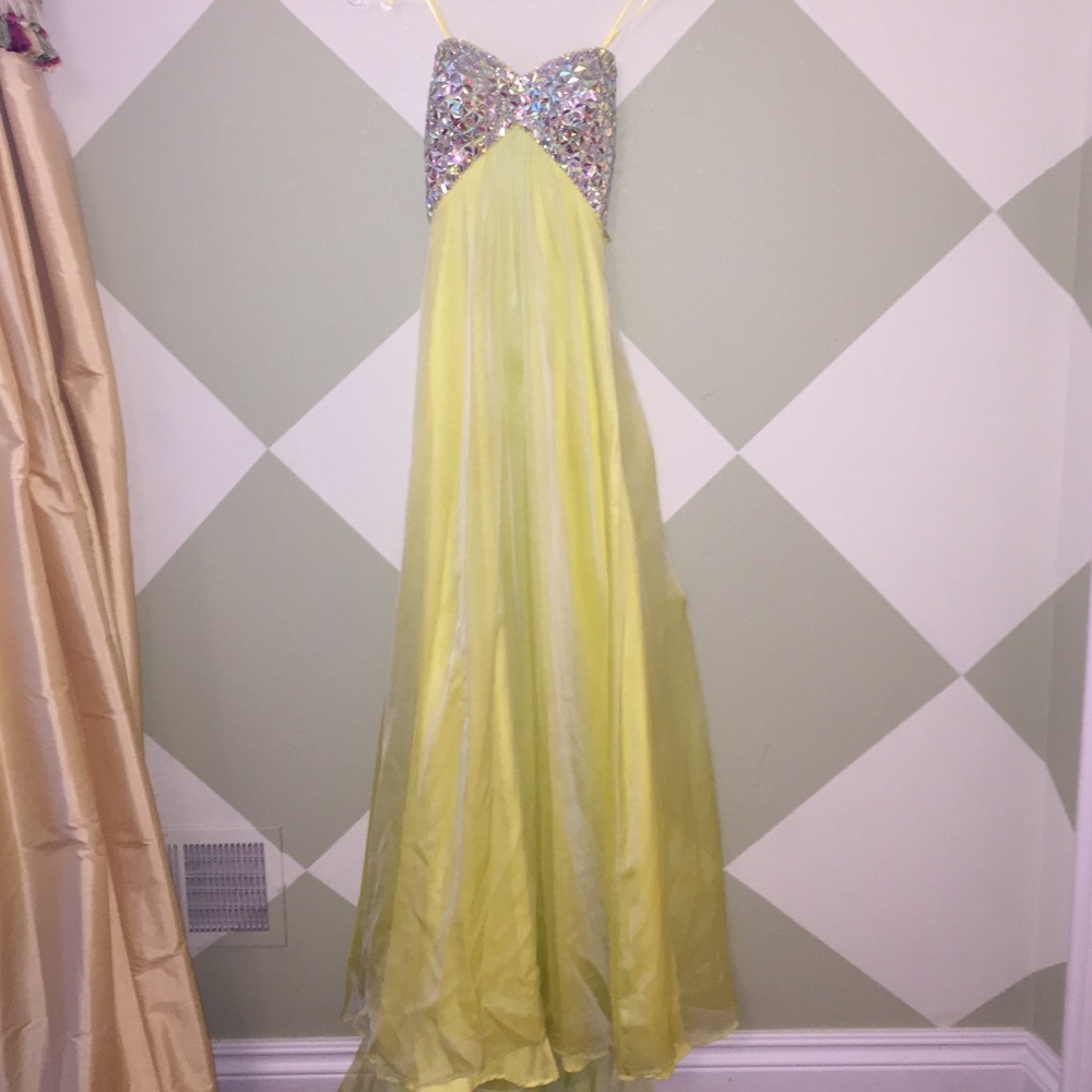 La Femme Crystal top gown