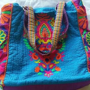 EMBROIDERED TOTE