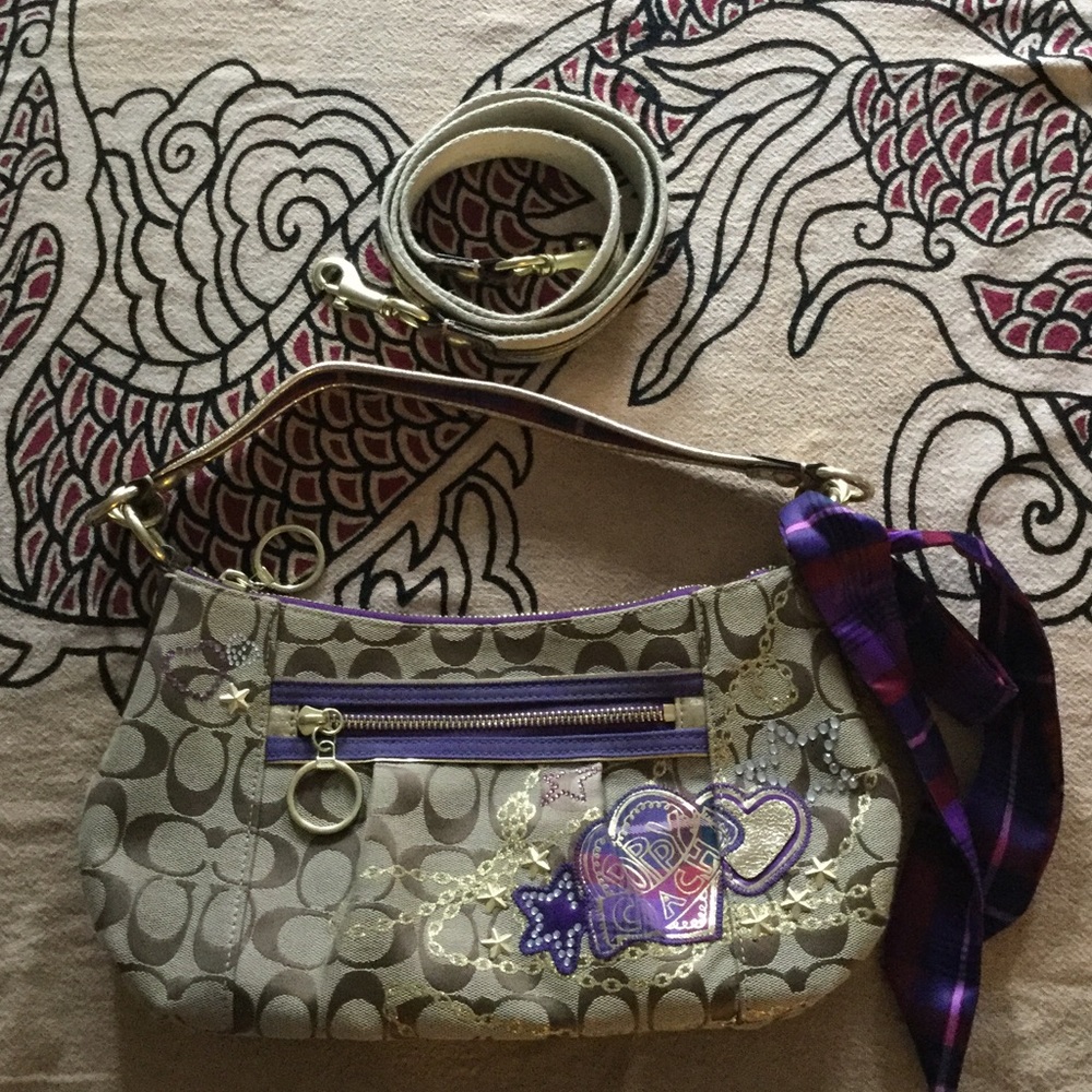 Poppy coach Over the shoulder or clutch