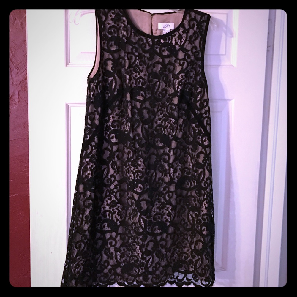 Black lace dress