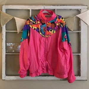 1980s Retro windbreaker