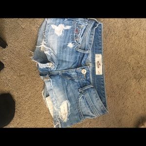 Hollister jean shorts
