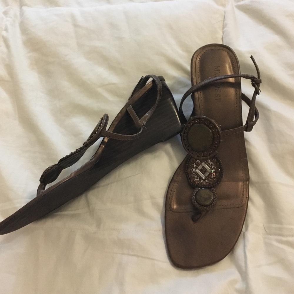 *Final Markdown!*Nine West Wedge Sandals