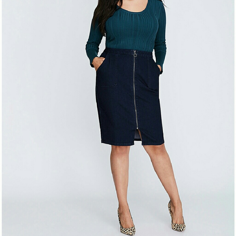 Jean skirt.   (DS1)